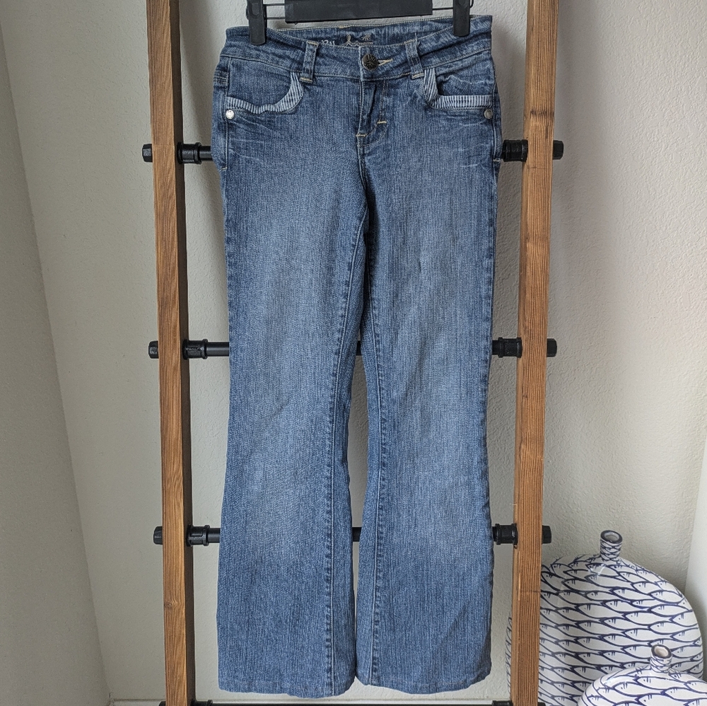 Bu From Malibu Women's Blue Boot Cut Jeans - Size 1
